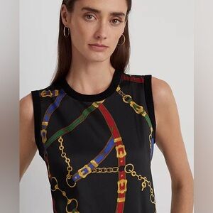 Ralph Lauren Women’s Geo-Print Sleeveless Sweater